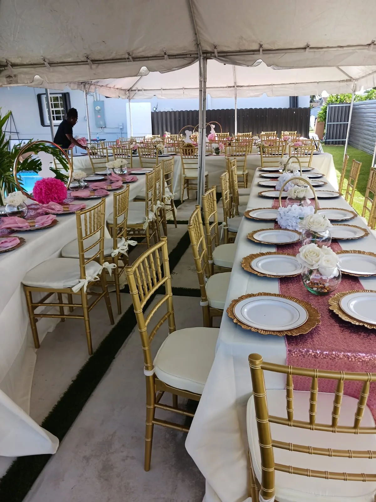 Event setup by Annabelle Party Rentals