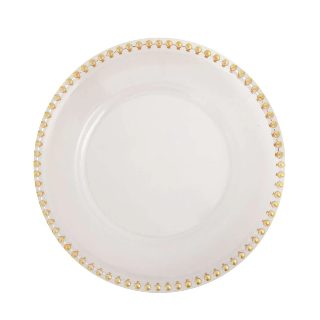 Charger plate — glass