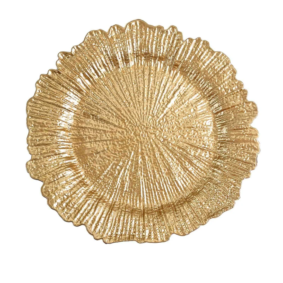 Charger plate — gold