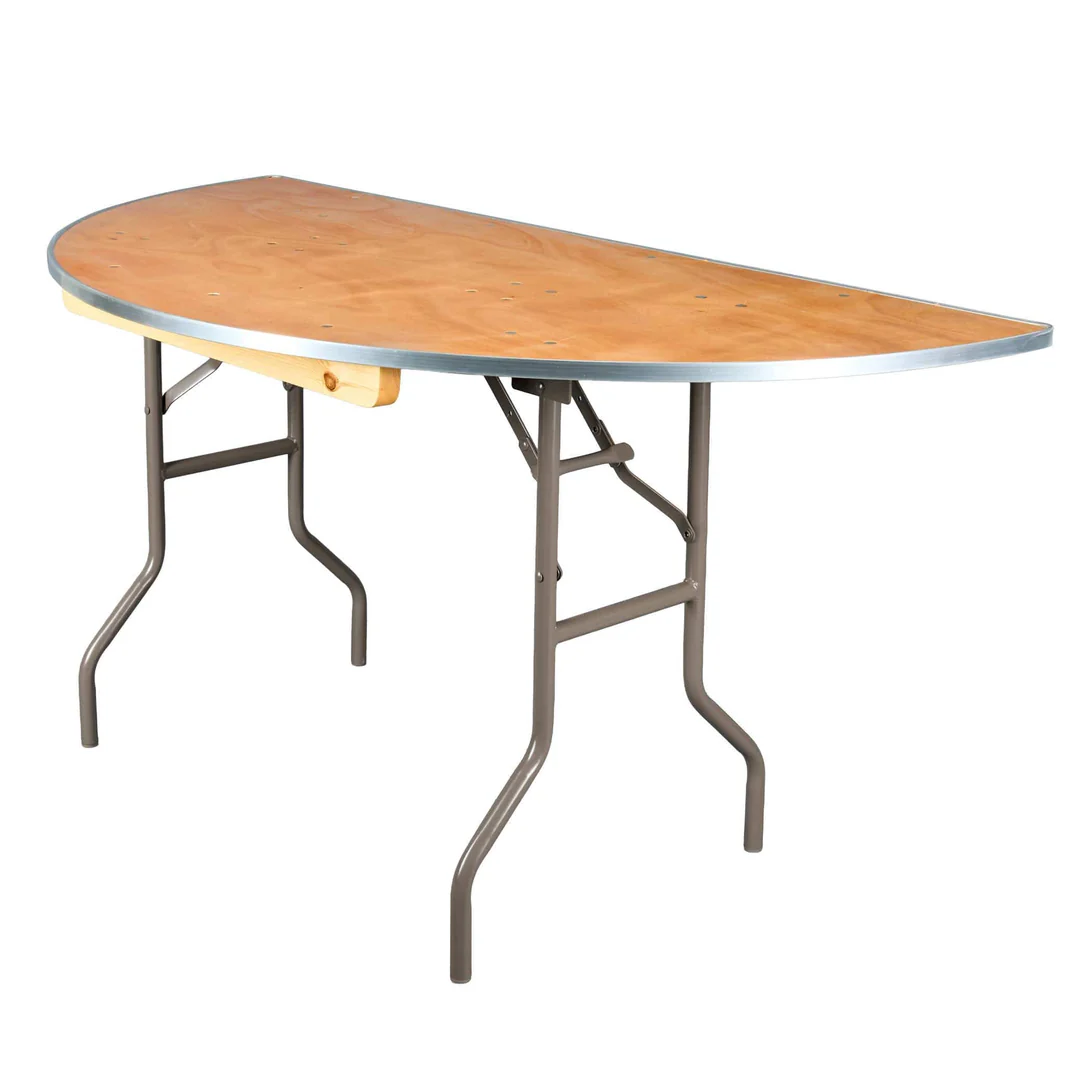Half-moon table