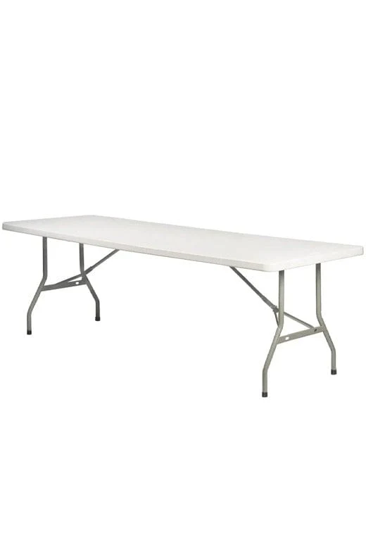 Eight-foot rectangular folding banquet table