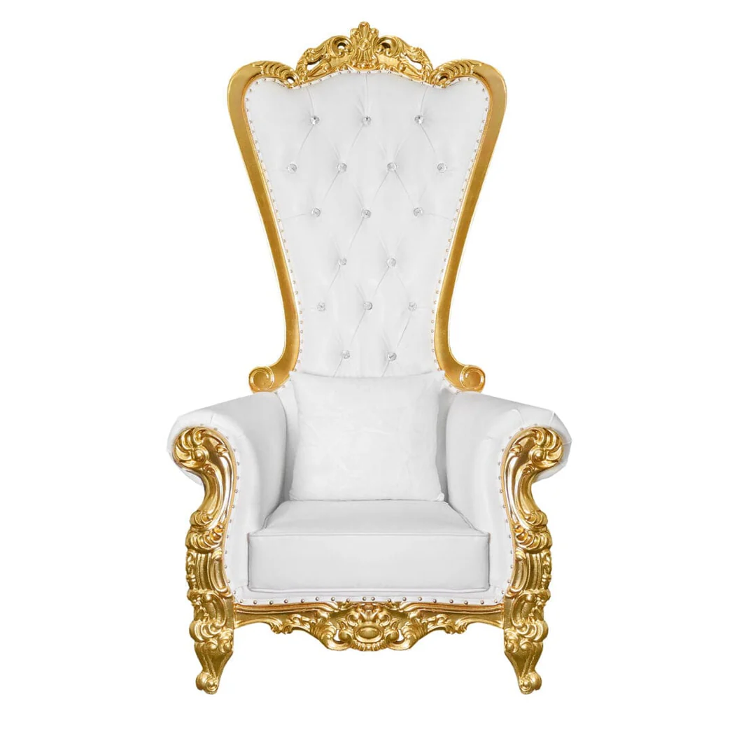 Throne chair — gold, single